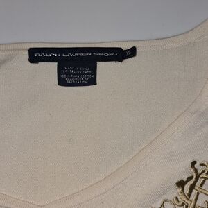 Ralph Lauren Sport Cream Sweater